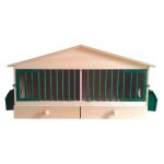 Cage pour oiseaux en bois 2 départements, canaris, perdrix, perruches et oiseaux exotiques, 48x27x36 ... Cage pour oiseaux en bois 2 départements, canaris, perdrix, perruches et oiseaux exotiques, 48x27x36 ...