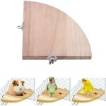 Cage  oiseaux perche support plate - forme perruche jouet ventilateur en bois forme d'ventail perroquet ...
