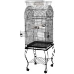 Cage oiseau sur pied, voliere oiseaux interieur, haloyo®, toit ouvert, pour perruche calopsitte canari, ... Cage oiseau sur pied, voliere oiseaux interieur, haloyo®, toit ouvert, pour perruche calopsitte canari, ...