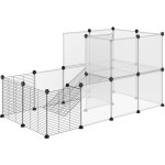 Cage parc enclos modulable petits animaux de compagnie - dim. standards 140l x 70l x 70h cm - 27 panneaux ... Cage parc enclos modulable petits animaux de compagnie - dim. standards 140l x 70l x 70h cm - 27 panneaux ...