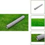 Cage de poules - vidaxl grillage pour voli�re acier galvanis� 25 x 0, 75 m argent� - cl�ture de b�tail ...