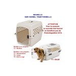 Cage de transport vari kennel traditionnelle, caisse transport pour chien et chat dsignation : new vari ...