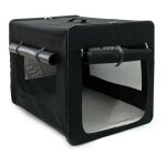 Cage de transport xl pliable 94 cm caisse chien chat box boite voiture