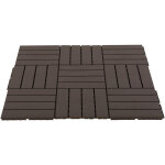 Caillebotis - dalles terrasse - lot de 9 - emboîtables, installation très simple - petits carreaux composite ... Caillebotis - dalles terrasse - lot de 9 - emboîtables, installation très simple - petits carreaux composite ...