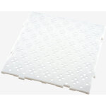 Caillebotis haccp 50 x 50 cm, �paisseur 22 mm - blanc - gilac