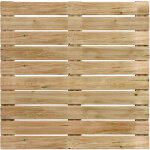 Dalle � lames rainur�es clou�es - 100 x 100 cm