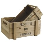 Aubry gaspard - caisses en bois vieilli produits du terroir