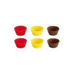 Petits moules en silicone colors cm 5 pz. 6 delicia tescoma 630644
