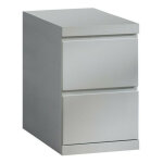Caisson de bureau 2 tiroirs laqu blanc - croft