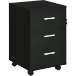 Mh - caisson de bureau rangement jeanne noir