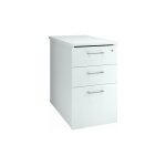 Sans marque - caisson hauteur de bureau 80 cm - arch - tiroirs blanc - maxiburo