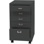Hhg - caisson  roulettes 456, armoire  tiroirs acier armoire  dossiers, mtal 75x40x41cm 5 tiroirs, ...