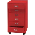Caisson à roulettes hhg - 460, armoire à tiroirs acier armoire à dossiers, métal 75x40x41cm 6 tiroirs, ... Caisson à roulettes hhg - 460, armoire à tiroirs acier armoire à dossiers, métal 75x40x41cm 6 tiroirs, ...