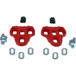 Cale chaussure vélo rouge 9° compatible look keo cales paire route Cale chaussure vélo rouge 9° compatible look keo cales paire route