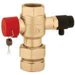 Vanne � bille pour interception vases d'expansion caleffi 5580 3 / 4'