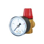 Soupape de suret� avec manom�tre - � 3 / 4'' ff