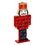Calendrier de l'avent casse noisette la piste 47cm rouge - paris prix