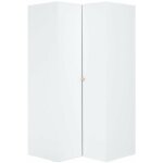 Calicosy - armoire d'angle blanche 2 portes - stige