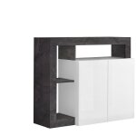 Les tendances - calicosy - buffet 2 portes francfort - l108 cm Les tendances - calicosy - buffet 2 portes francfort - l108 cm