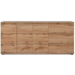 Calicosy - buffet 3 portes 3 tiroirs 178, 5x40x80 cm ch�ne - mitz