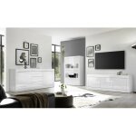 Calicosy - buffet bas 2 portes et 2 tiroirs itinial - l210 cm