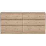 Calicosy - commode 6 tiroirs l143cm - lise