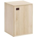 Astigarraga - armoire en pin brut 1 porte 2 tablettes dinamic Astigarraga - armoire en pin brut 1 porte 2 tablettes dinamic