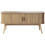 Calicosy - meuble tv 2 portes coulissantes l120 cm - ernest