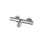 Fortifura - calvi robinet baignoire thermostatique inox brossé Fortifura - calvi robinet baignoire thermostatique inox brossé