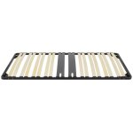 Cama sommier ergonomique  lattes avec zone lombaire renforce 90x200 cm