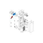 Came - bride de fixation de tige - barri�re gt8 88003 - 0101