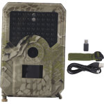 Cam�ra de chasse infrarouge 12mp 49 led, �tanche pour surveillance vid�o et pistage