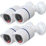 Caméra dôme factice factice simulée de sécurité cctv intérieur extérieur avec une lumière led, autocollant ... Caméra dôme factice factice simulée de sécurité cctv intérieur extérieur avec une lumière led, autocollant ...