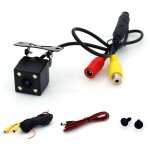 Camera embarque voiture ir / led vision nocturne, vue arrire camera de recul voiture avec 6m / 20ft ...