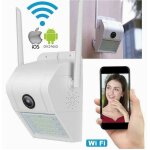 Camra ip wifi extrieur 2mp 1080p led lampe solaire ip66 camra camra cam sd cam