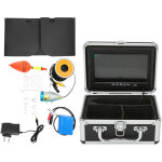 Cam�ra de p�che sous - marine portable 7 pouces, �cran lcd, lumi�re led blanche, d�tecteur de poissons, ...