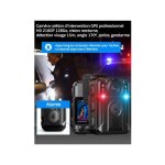 Me - camra - piton d'intervention gps professionnel hd 2160p 128go, vision nocturne, dtection visage ...