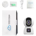 Camra de scurit intrieure 5g, camras de scurit pour animaux de compagnie 4 mp avec application ...