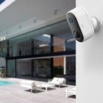 Cam�ra de surveillance batterie sans fil ext�rieure connect�e wifi 1080p ip65 - silamp