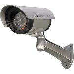 Terre jardin ? cam�ra de surveillance factice ? angle d'inclinaison ajustable ? fonctionne avec 2 piles ...