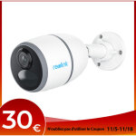 Reolink - camra de surveillance sur batterie 4g sans fil 2k 4mp vision nocturne, dtection intelligente, ...
