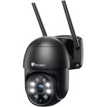 Camra de surveillance wifi extrieure ptz camra 380c noir 360 dtection de mouvements humaine suivi ...