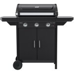 Campingaz - bbq gaz compact 3 lx plus 2 en 1 - 100% grille fonte + 50% plancha acier - grill