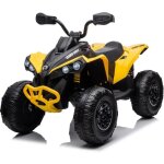 Can - am renegade - quad �lectrique enfants 12v - 4x4 - 3 � 7 ans - jaune
