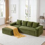 Canap� d'angle 4 places, canap� 3 places, canap� compress� modulaire avec m�ridienne en forme de l, pas ...