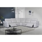 Canapé d'angle double relax en 100% tout cuir épais de luxe italien avec 2 relax électrique, 6 / 7 places, ... Canapé d'angle double relax en 100% tout cuir épais de luxe italien avec 2 relax électrique, 6 / 7 places, ...