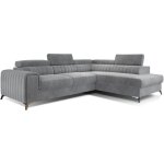 Canapé d'angle convertible velours appuis - tête réglables loza - coffre et pieds acier chromé angle ... Canapé d'angle convertible velours appuis - tête réglables loza - coffre et pieds acier chromé angle ...