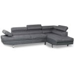 Intensedeco ? canap� d'angle droit charly ? 3 places ? t�ti�res relevables ? tissu 100% polyester ? dimensions ...
