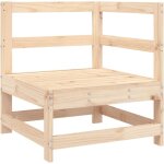 Canap� d'angle de jardin bois de pin massif vidaxl