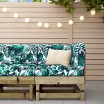 Canap� d'angle de jardin, salon de jardin, banquette de jardin bois de pin impr�gn� togp86942 design ...